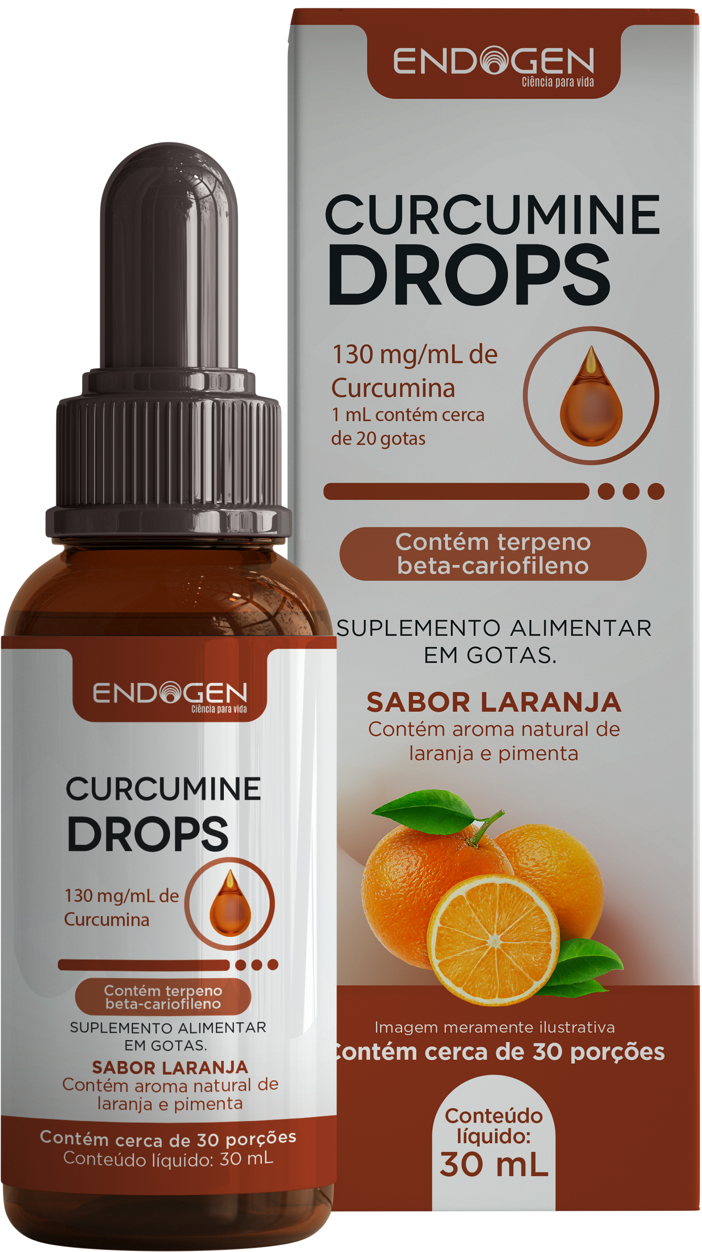 Curcumine Drops_Caixa + Frasco