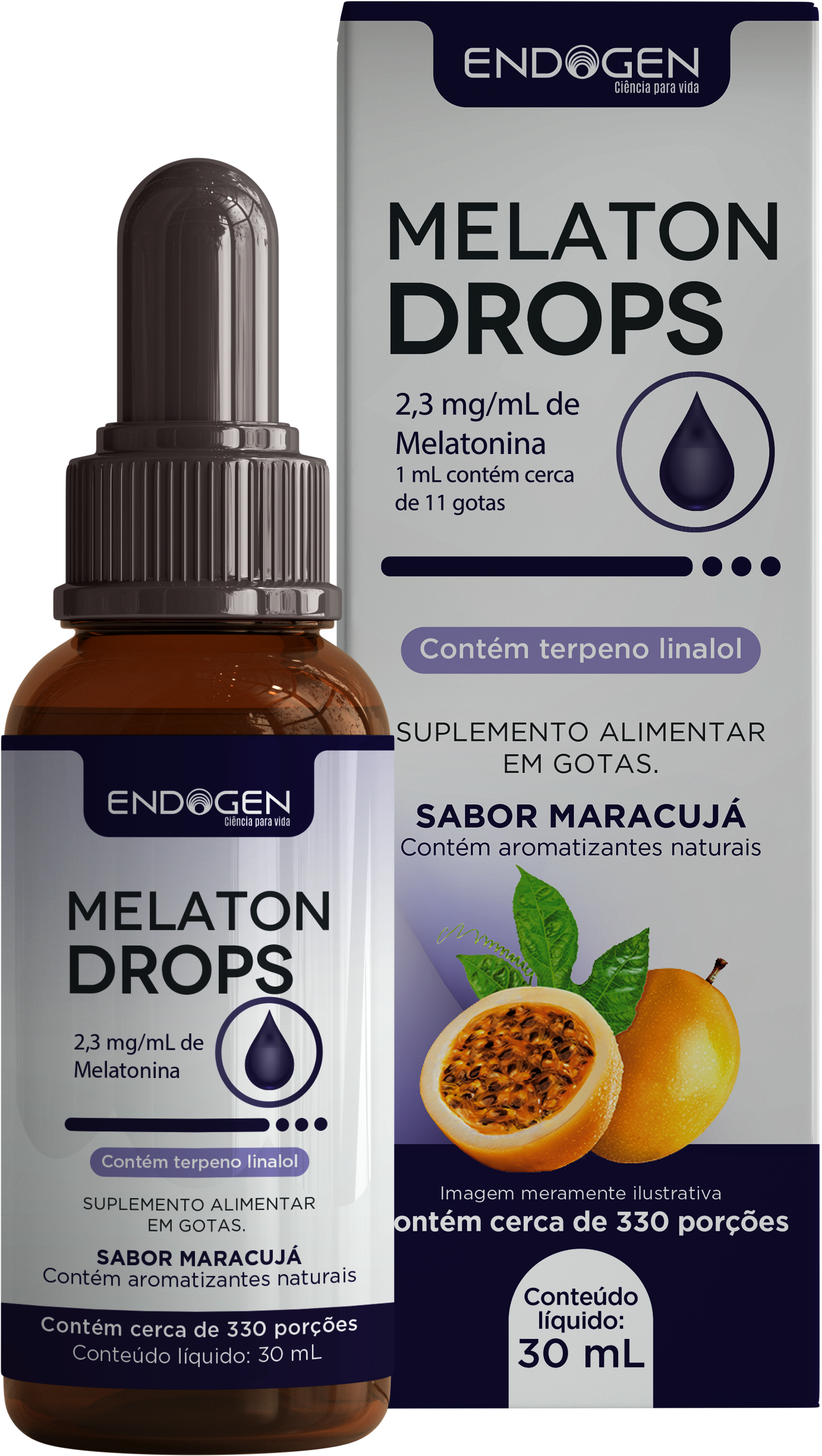 Melaton Drops_Caixa + Frasco