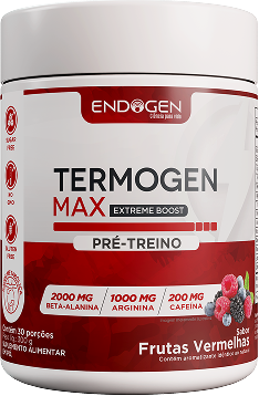 Termogen Max Frutas Vermelhas
